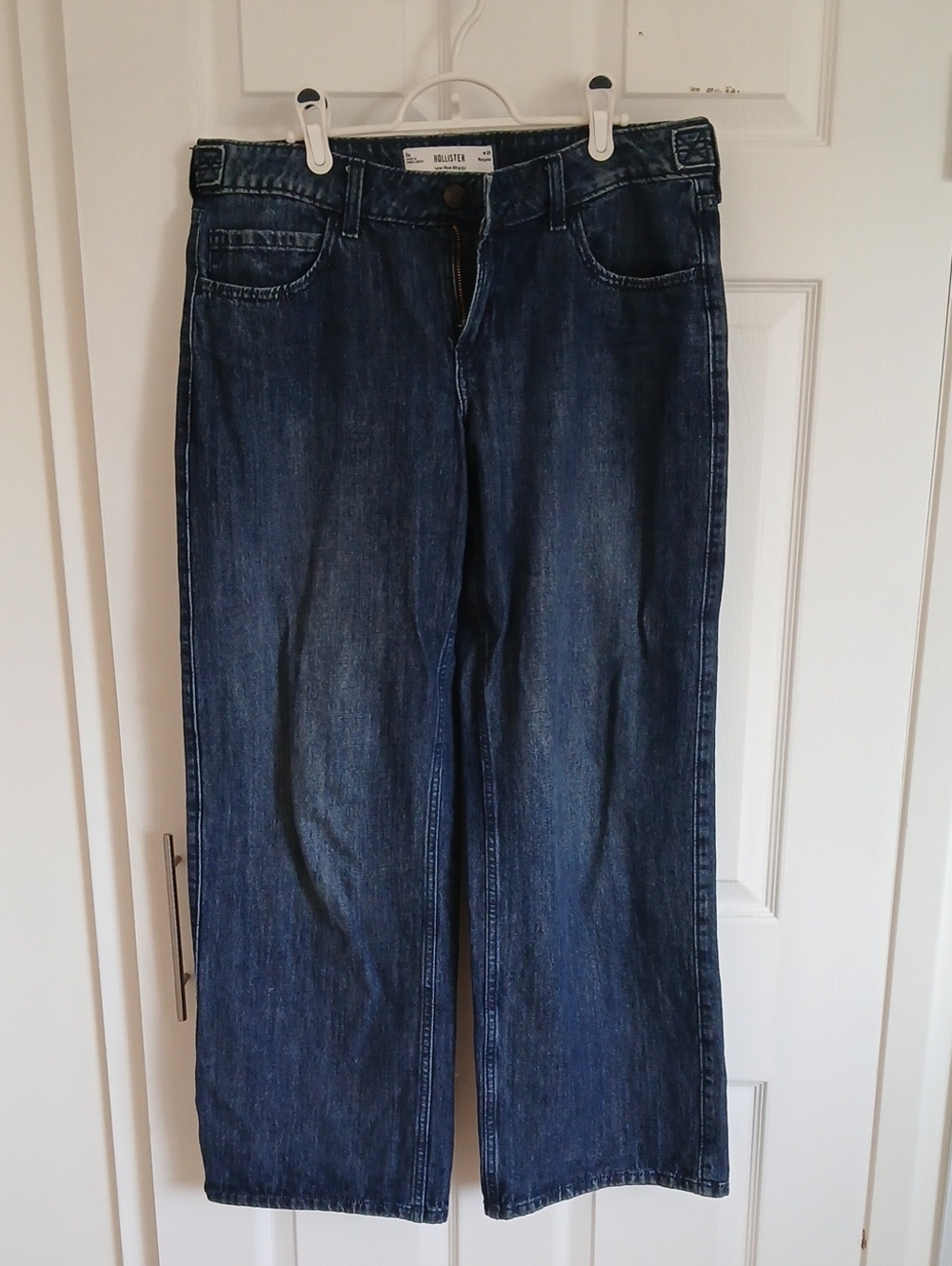 Hollister Wide Leg Dark Indigo Jeans